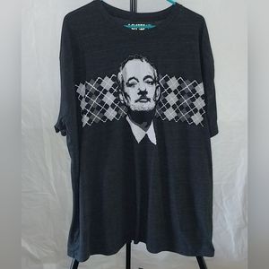 Chive Tees Bill Murray Men's size 3XL gray/white